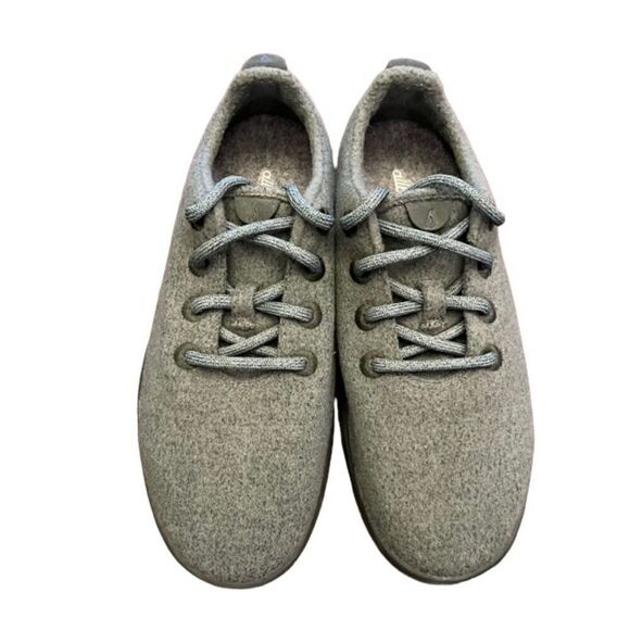 Allbirds Wool Runners Ladies Dark Sage Green Laced Size 9 - Picture 4 of 10